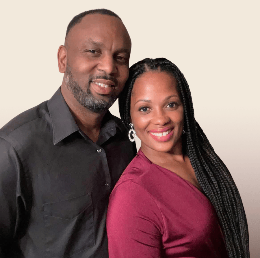 Dr. Tosha Bell and Darrick Lamar